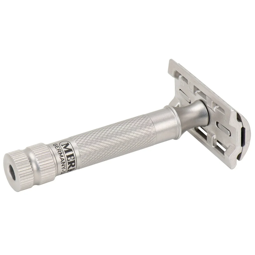 MERKUR 34 INOX Safety Razor Back View