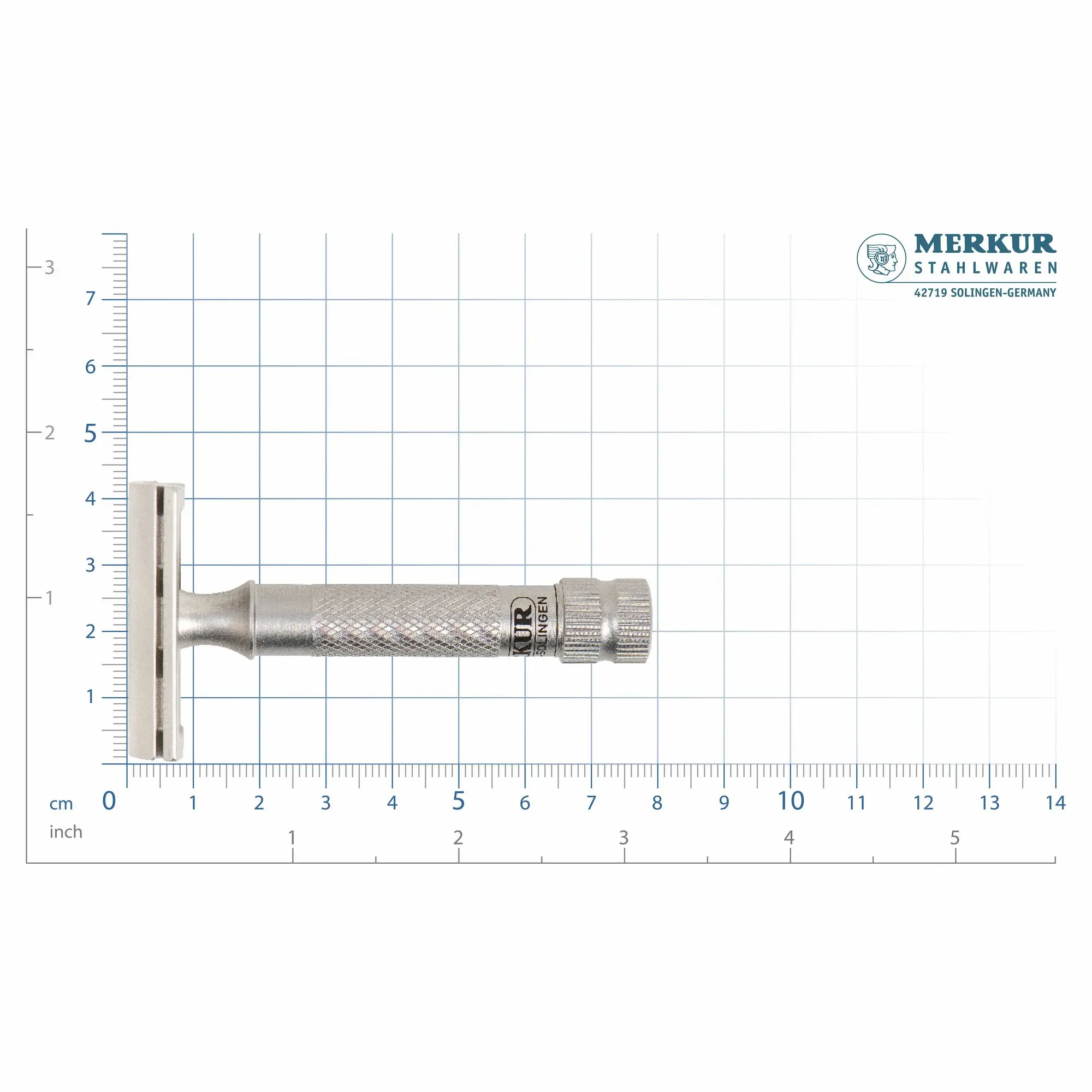 MERKUR 34 INOX Safety Razor Scale